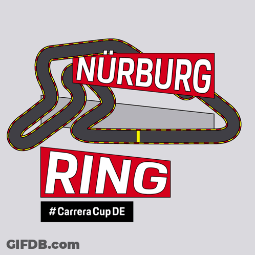 Nurburg Ring Race Track Sign GIF