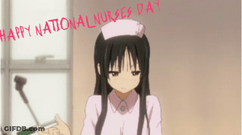 Nurse Holding Syringe Happy Nurses Day GIF