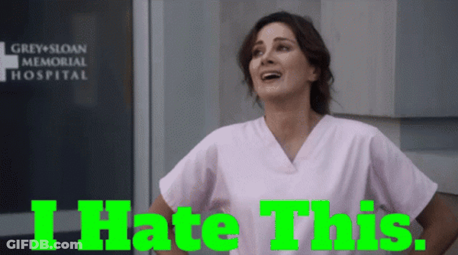 Nurse Not Like This Kind Of Patient GIF