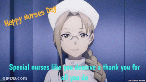 Nurse Saying Happy Nurses Day GIF