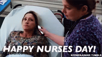 Nurse Taking Patient's Heartbeat GIF