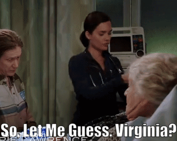 Nurse Talking To Elderly Woman So Let Me Guess Virginia GIF