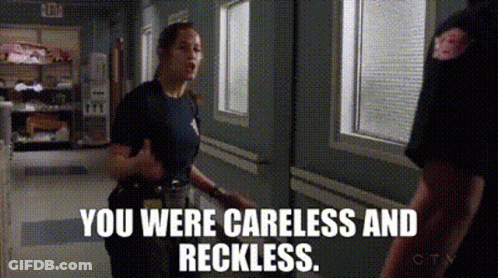 Nurse Talking To Man In Hospital Hallway Says You Were Careless And Reckless GIF