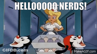 Nurse With Eggs Saying Hellooooo Nerds GIF