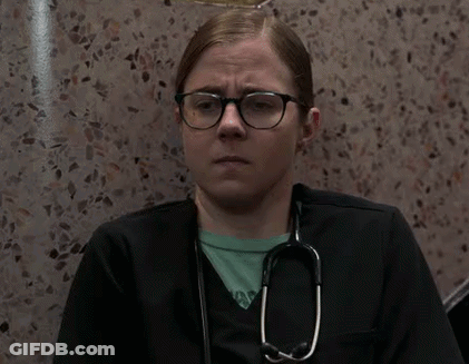 Nurse With Glasses And Stethoscope GIF