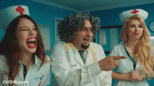 Nurses And Doctor Laughing GIF