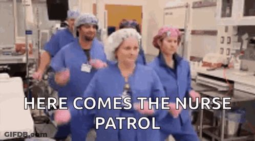 Nurses Dancing In Operating Room GIF