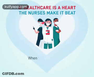 Nurses Supporting Healthcare Heart GIF