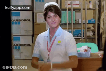 Nurses Walking Hallway With Get Your Friday Swing On GIF