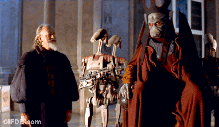 Nute Gunray Leave Now GIF
