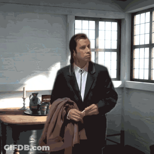 Nuts Confused Actor John Travolt GIF