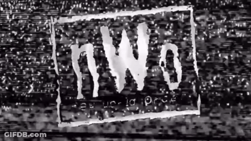 NWO Logo In Black And White GIF