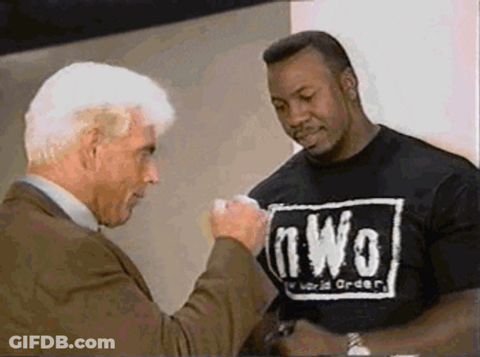 Nwo Secret Hand Shake WWE GIF