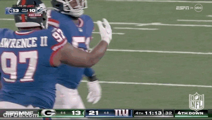 Ny Giants Azeez Ojulari And Dexter Lawrence II GIF