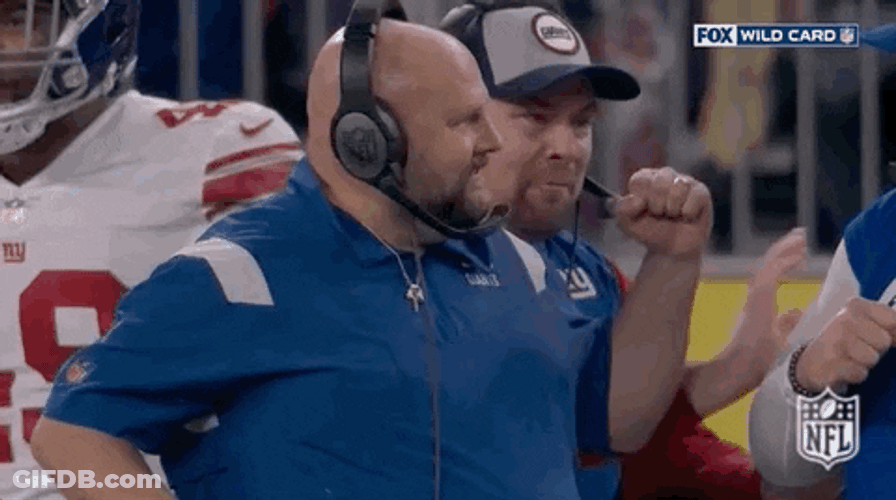 Ny Giants Coaches Hugging One Another GIF