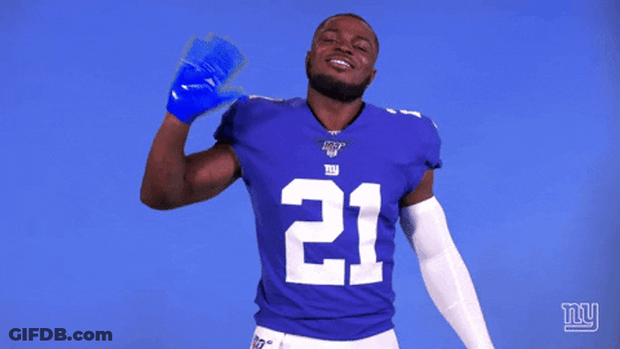 Ny Giants Jabrill Peppers Waving GIF