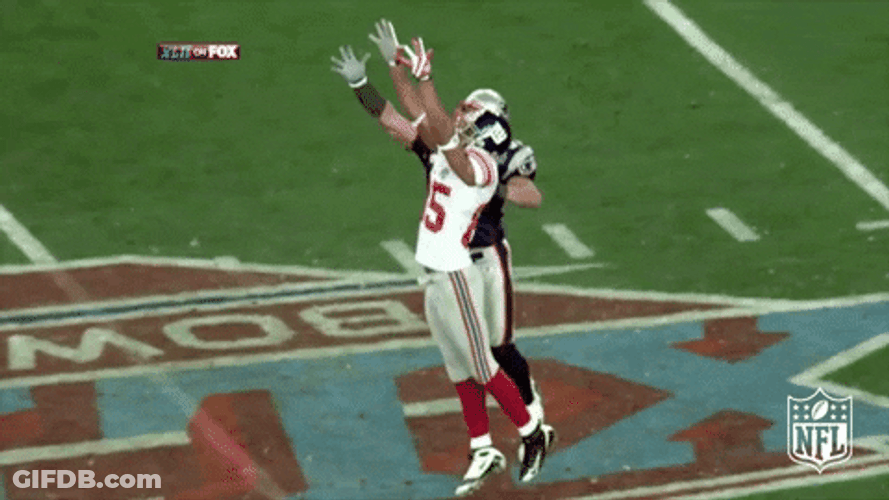 Ny Giants Player Catching Football GIF
