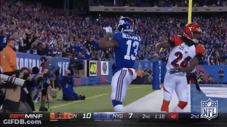 Ny Giants Player Touchdown Dance GIF