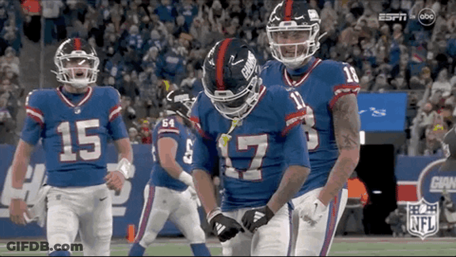 Ny Giants Players Walking GIF