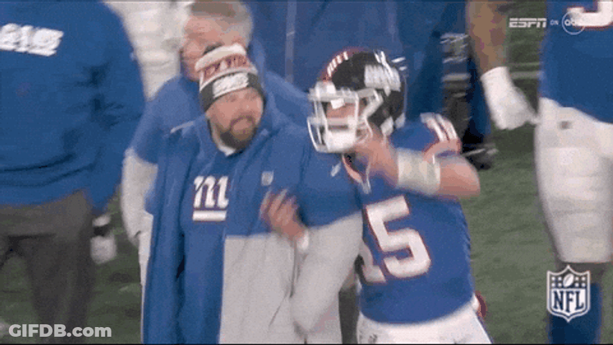 Ny Giants Tommy DeVito Hugging Coach GIF
