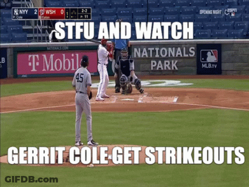NY Yankees Vs Washington Nationals On ESPN GIF