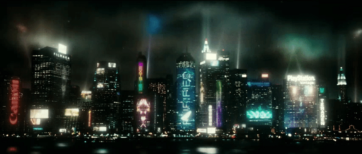 NYC Cyberpunk City GIF