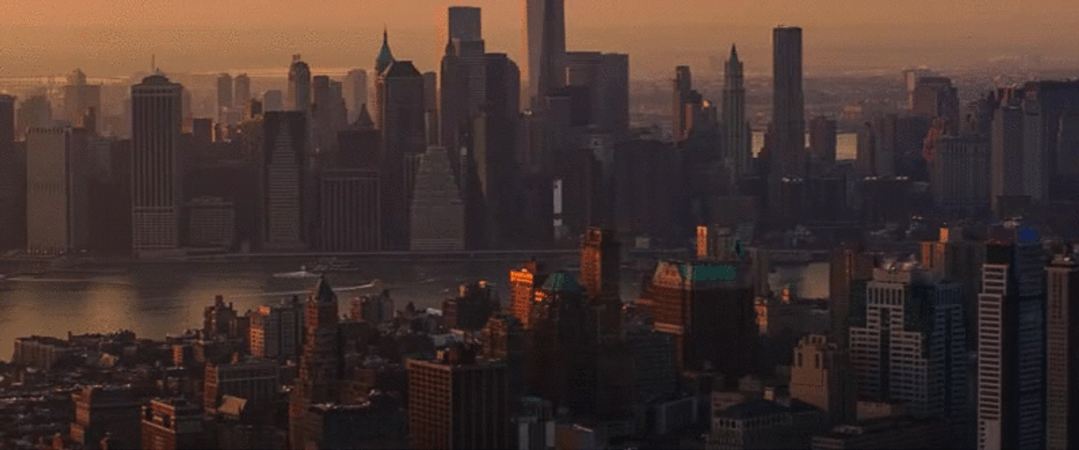 NYC Evening Cityscape GIF