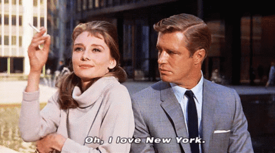 NYC Love Holly Golightly GIF