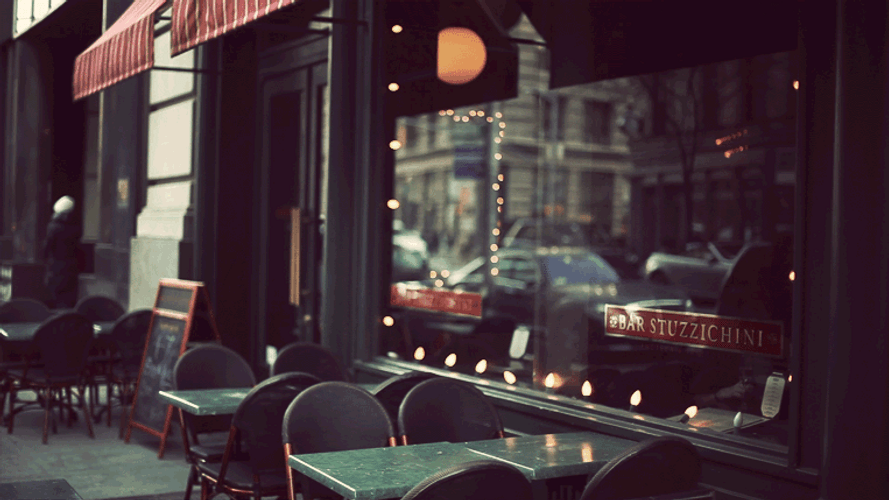 NYC Restaurant Bar Window GIF