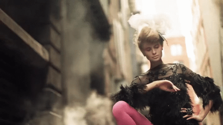 NYC Street Fashion Model GIF