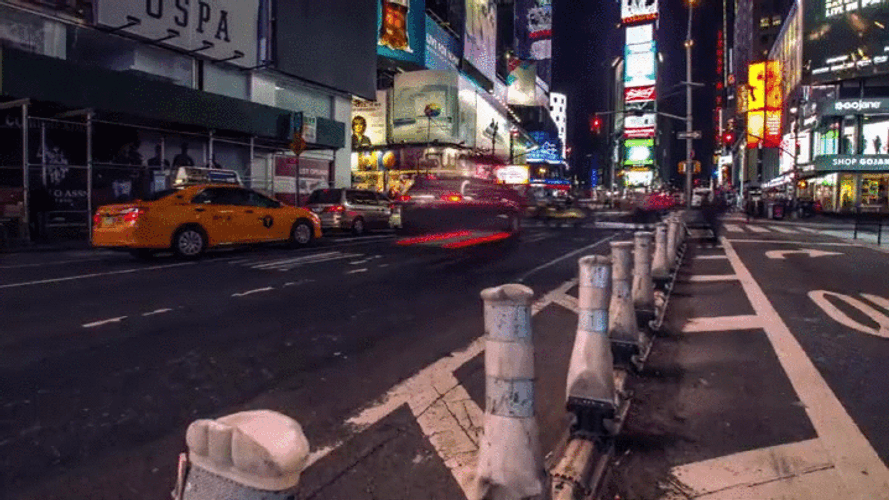 NYC Times Square Animation GIF