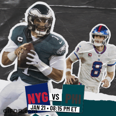 NYG Vs Phil Poster January 21 GIF