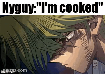 Nyguy Man Saying I'm Cooked GIF