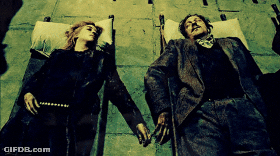 Nymphadora Tonks Remus Lupin Holding Hands GIF