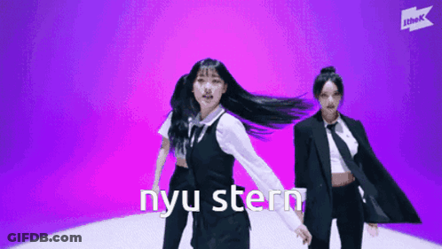 NYU Stern Purple Background GIF
