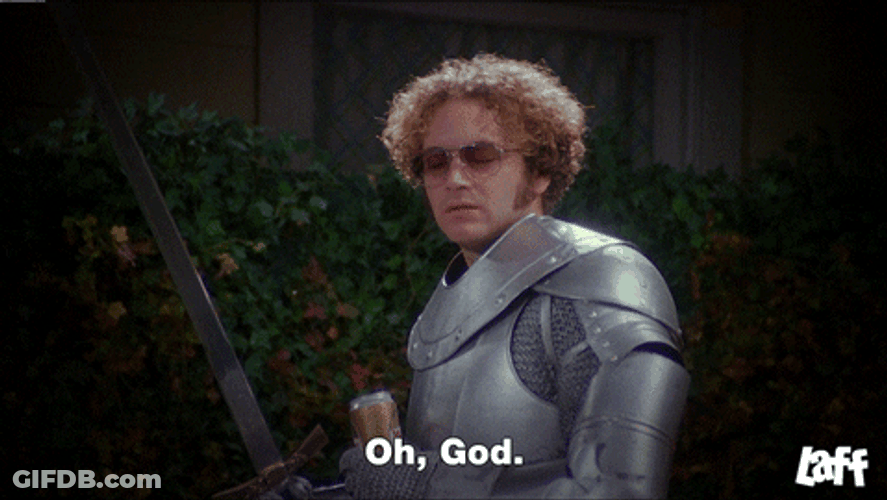 O God Drinking Knight GIF