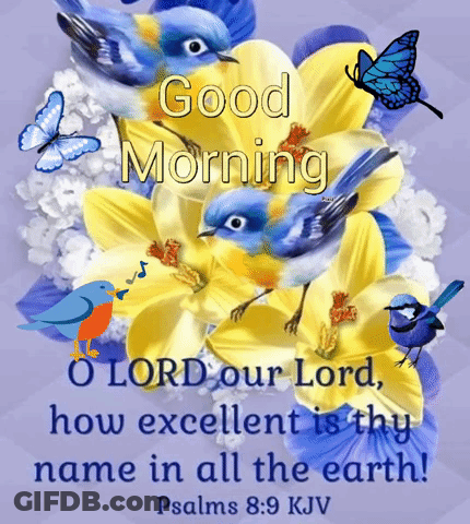 O Lord Our Lord How Excellent Is Thy Name In All The Earth Psalms 8 9 Kjv GIF