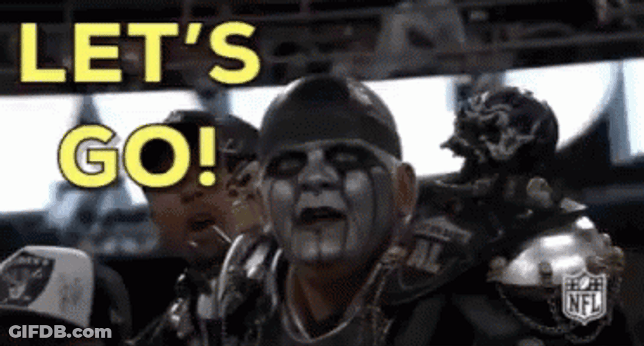 Oakland Raiders Let's Go NFL GIF