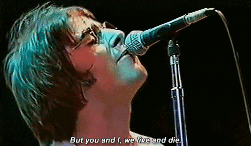 Oasis Liam Gallagher Singing GIF