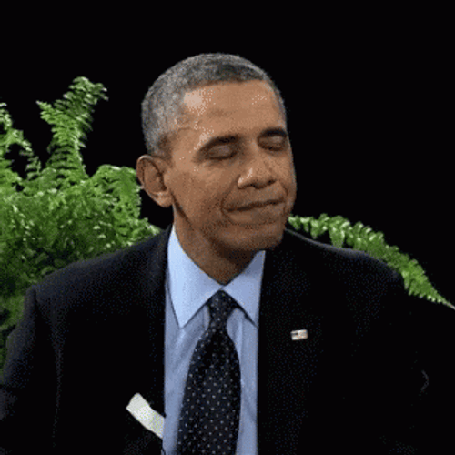Obama Closing His Eyes Nod GIF