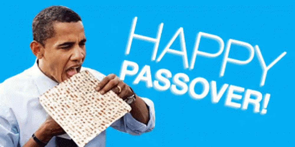 Obama Eating Passover Food GIF