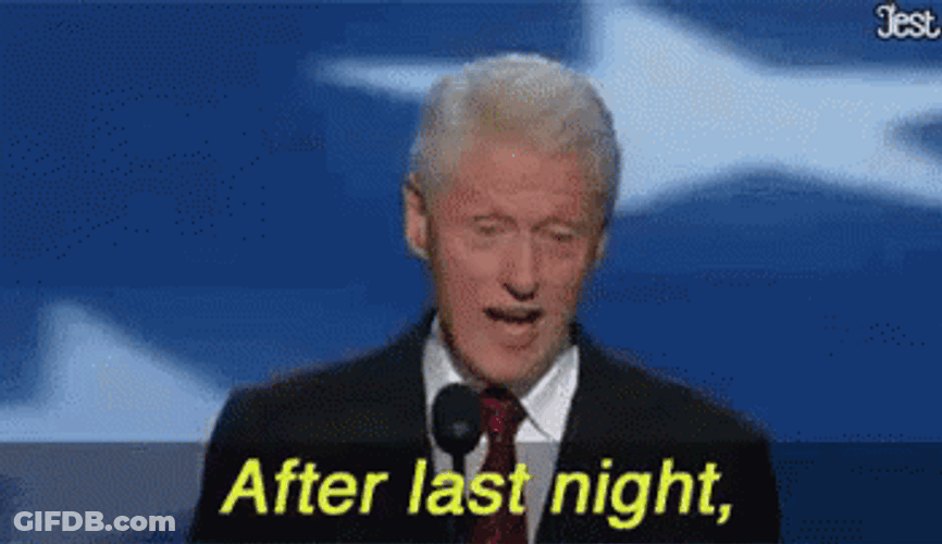 Obama Listen Bill Clinton Speech GIF
