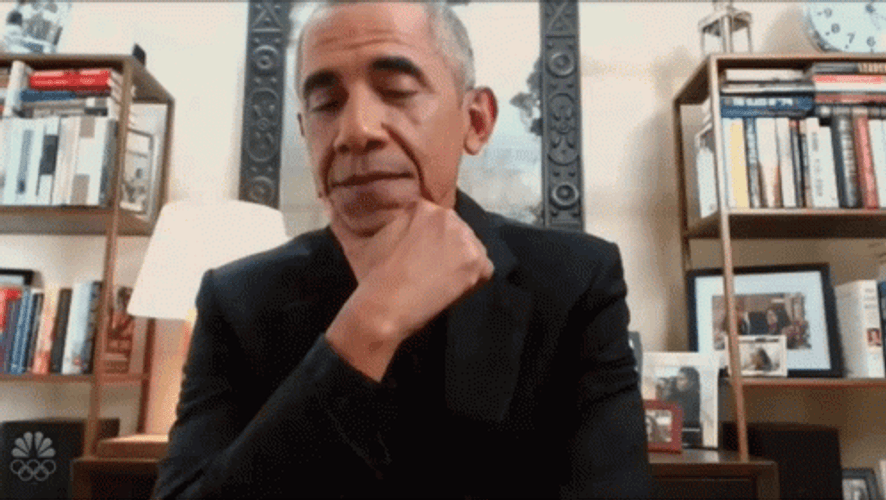 Obama Nodding GIF