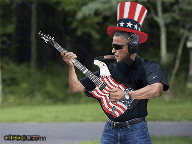 Obama Rocking Merica Murica GIF