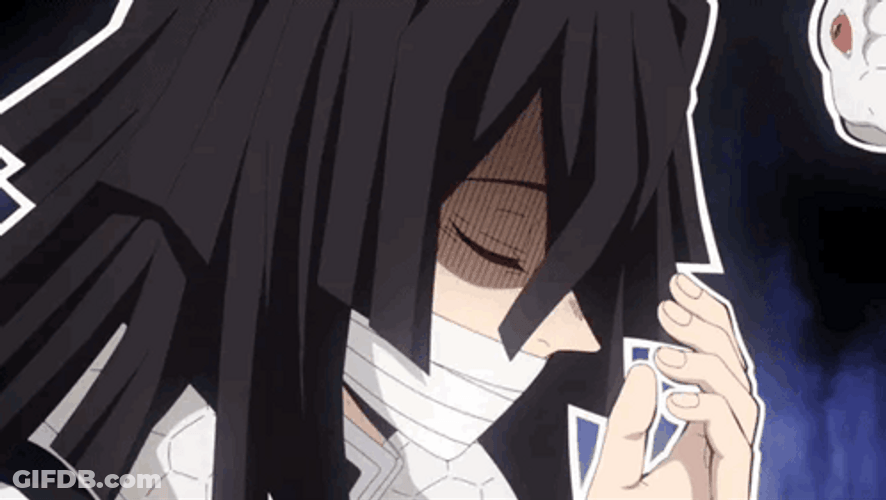 Obanai Doing Face Palm GIF