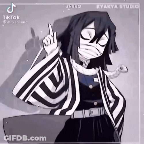 Obanai Iguro Pointing On The Side GIF
