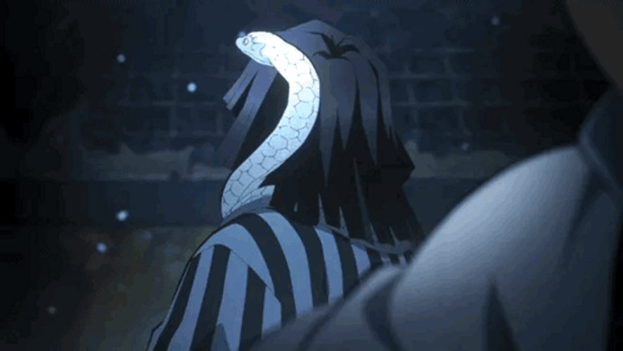 Obanai Iguro Under The Snow GIF