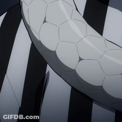 Obanai Offering Praise With Kaburamaru GIF