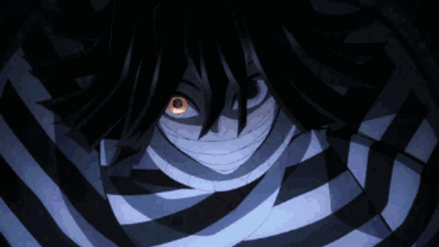 Obanai Wearing Striped Clothes GIF