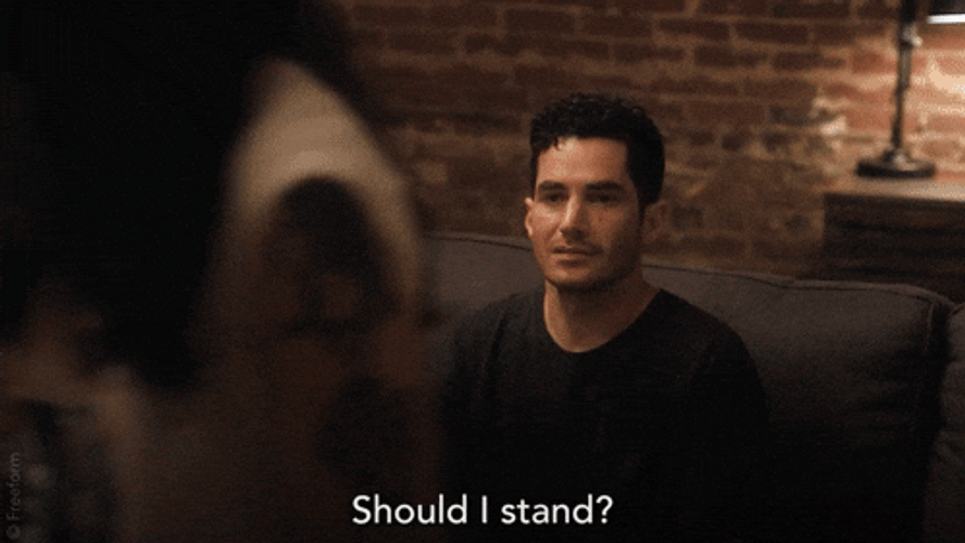 Obedient Ricky Velez Sit Down GIF